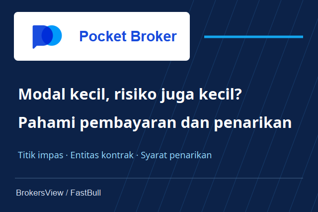 Pocket Broker Layak Dipilih? Rasio Pembayaran, Biaya CFD, dan Syarat Penarikan