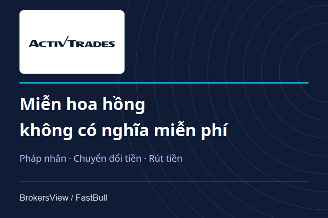 Đánh giá ActivTrades: pháp nhân, tổng chi phí và điều kiện rút tiền