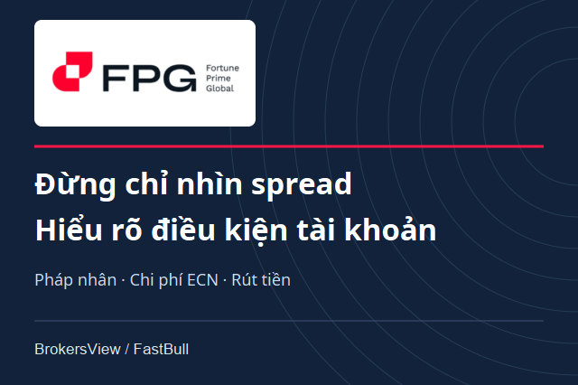 FPG có đáng tin cậy? Pháp nhân, chi phí ECN và điều kiện rút tiền