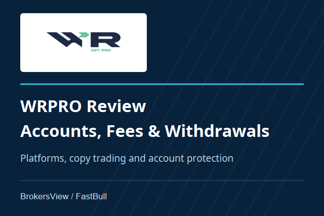 WRPRO Review: Account Costs, Copy Trading and Withdrawals