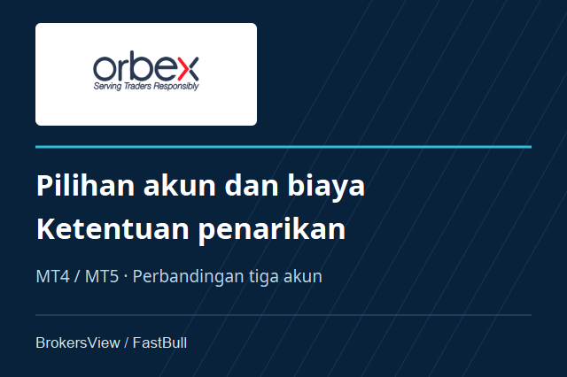 Ulasan Orbex: Pilihan Akun, Biaya MT4/MT5 dan Ketentuan Penarikan