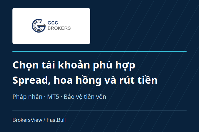 Đánh giá GCC Brokers: chọn Standard, Pro hay Zero và chi phí rút tiền
