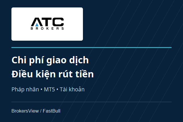 ATC Brokers: phí giao dịch, MT5 và điều kiện rút tiền