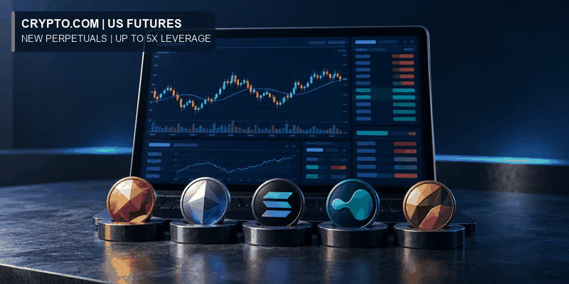 Crypto.com ra mắt hợp đồng tương lai vĩnh cửu cho khách hàng Mỹ với đòn bẩy tối đa 5 lần
